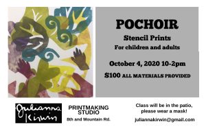 Pochoir Printmaking Workshop