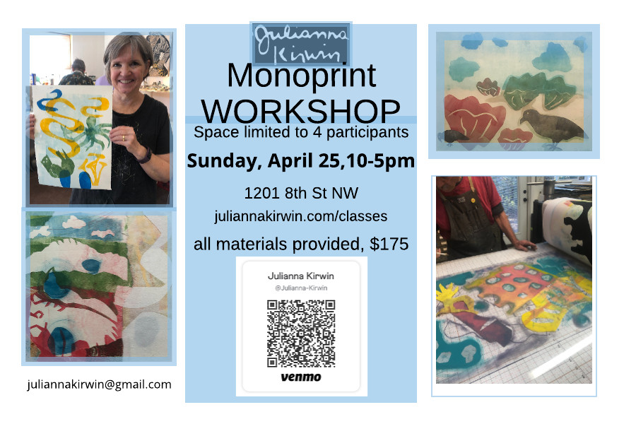 Monoprint Workshop, April 25